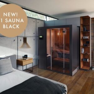 KLAFS s1 sauna black line